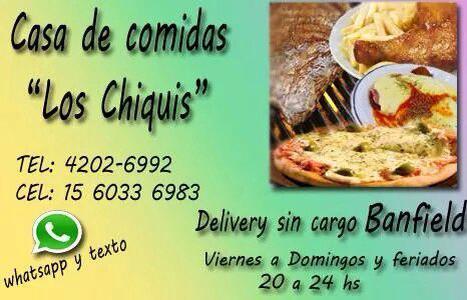 Menu At Los Chiquis Pizzeria, Banfield