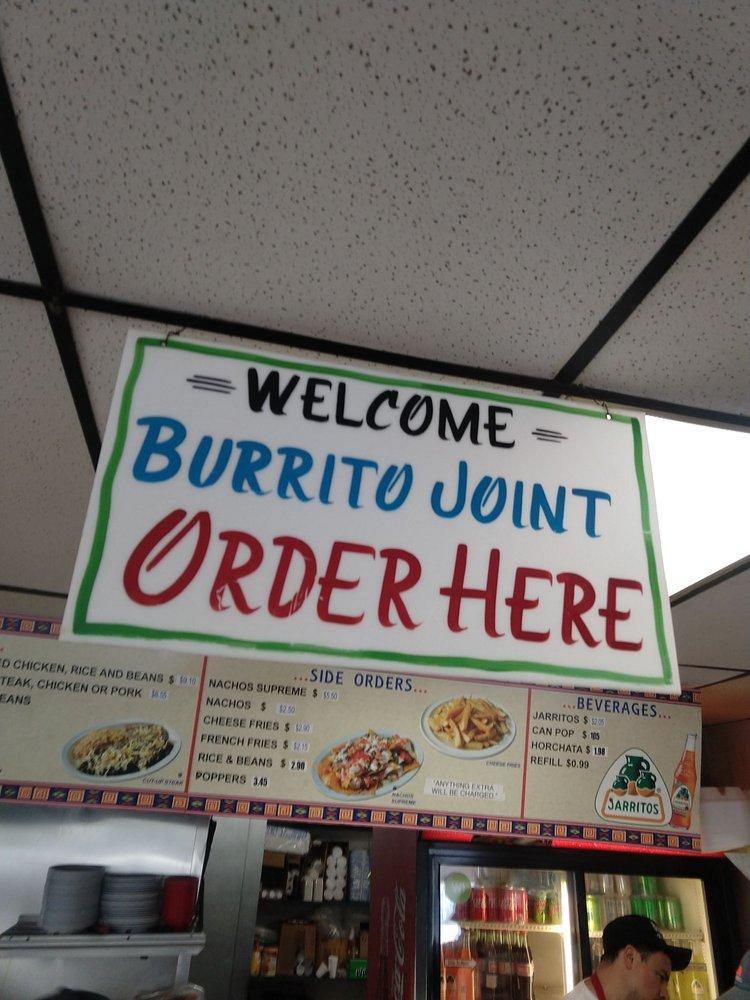 Menu at Burrito Joint restaurant, Indianapolis