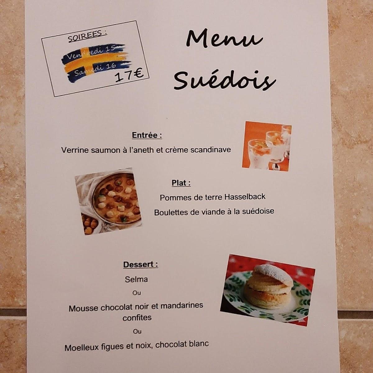 Menu au L'Ardoise restaurant, Flumet