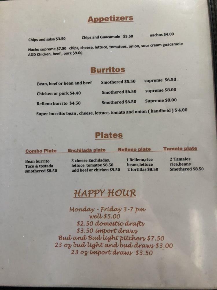 Menu at Lucero's Restaurant, Westminster, Federal Blvd 300