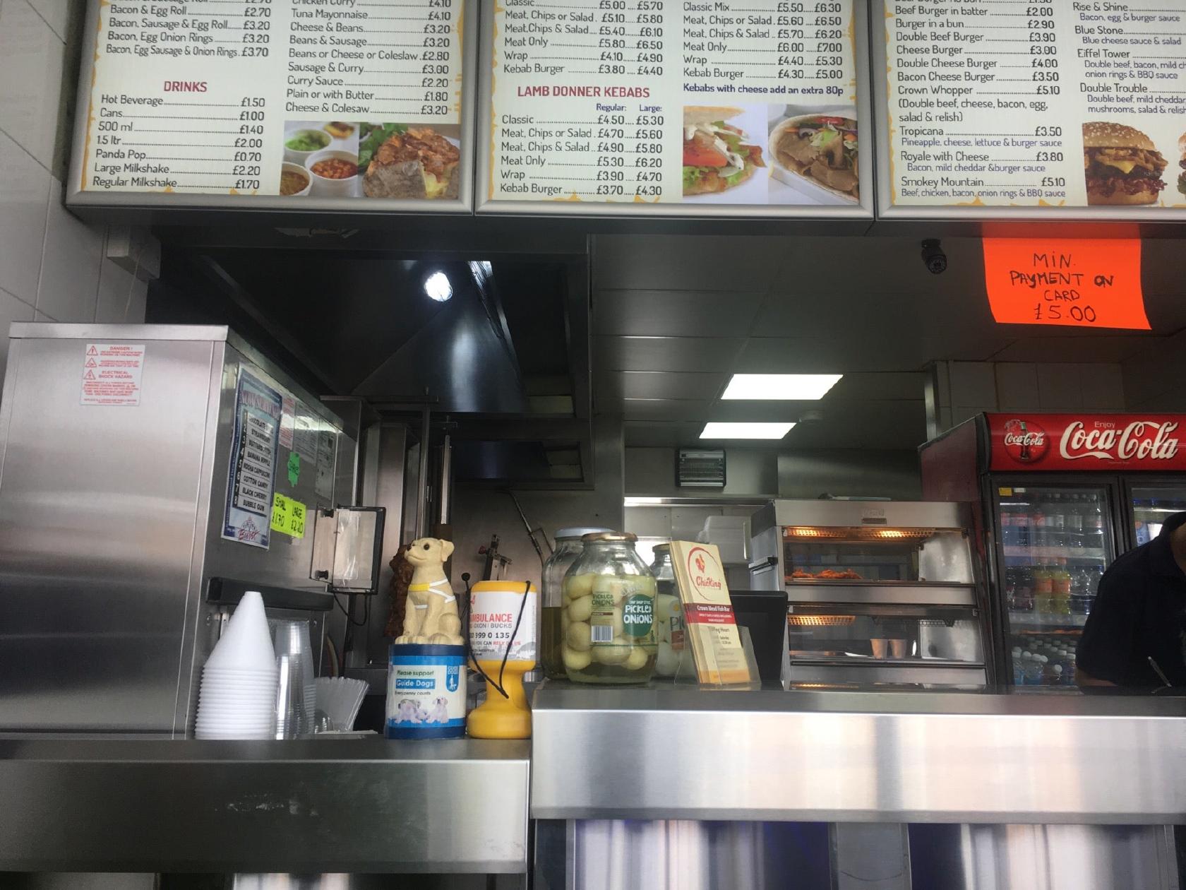 Menu at Crown Mead Fish Bar (Chick King), Thatcham