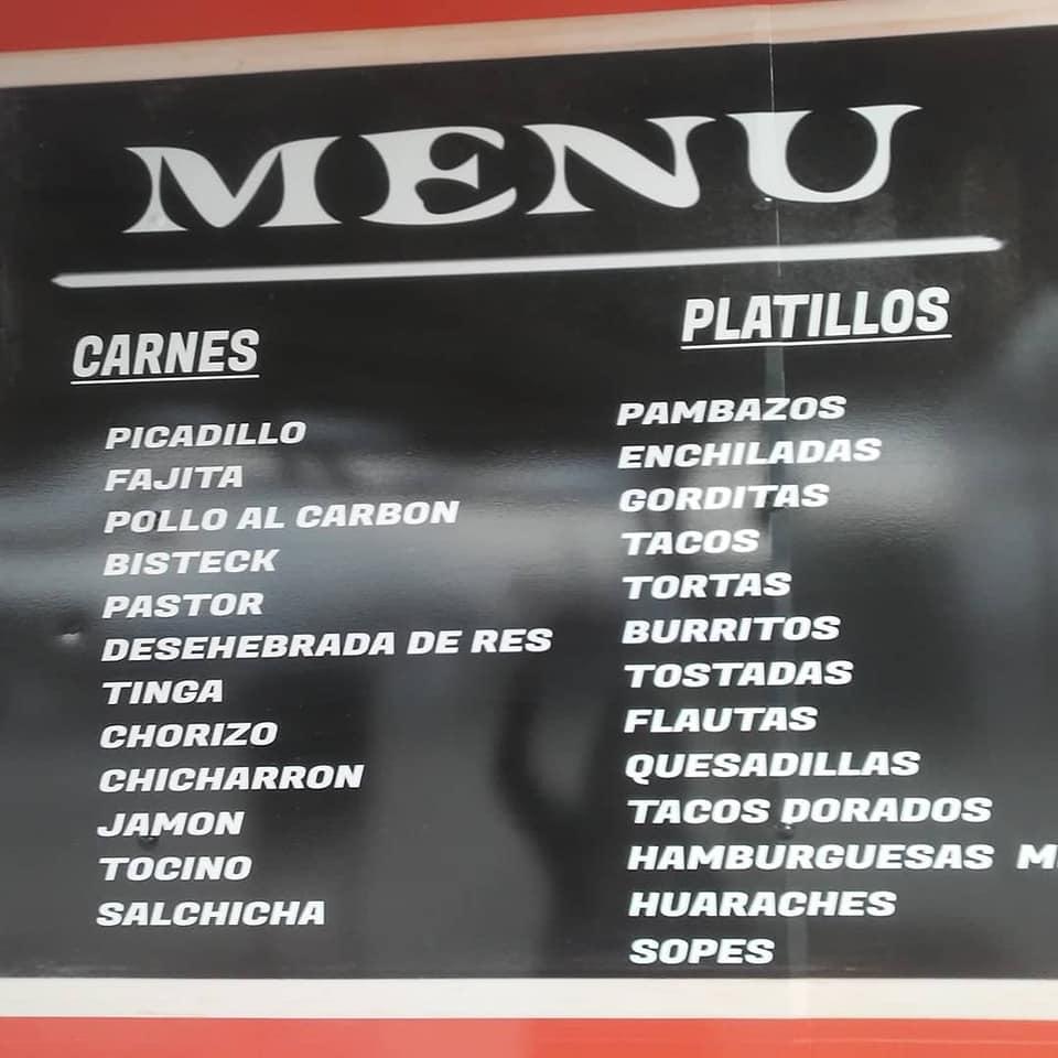 Menu at The Food Zone, Porter