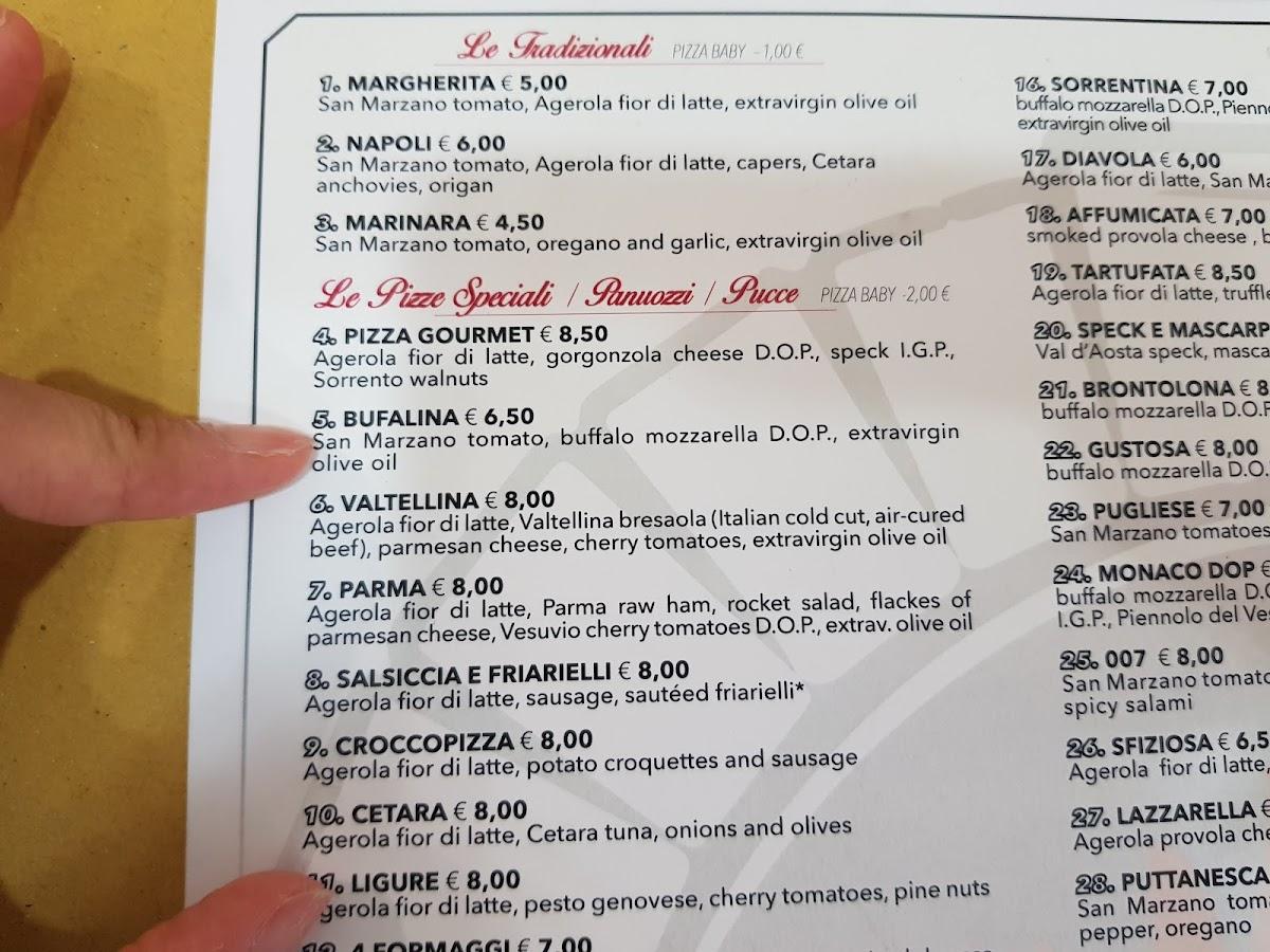 Speisekarte von Pizza Gourmet, La Spezia