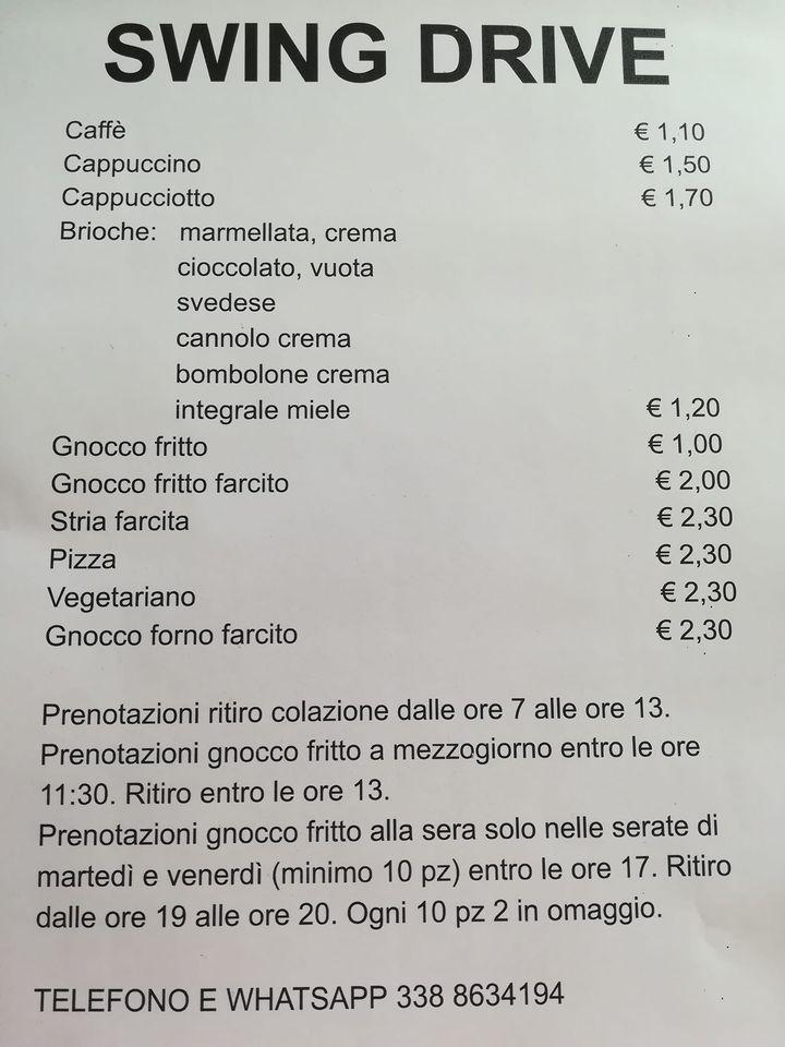 Menu di Swing Bar 