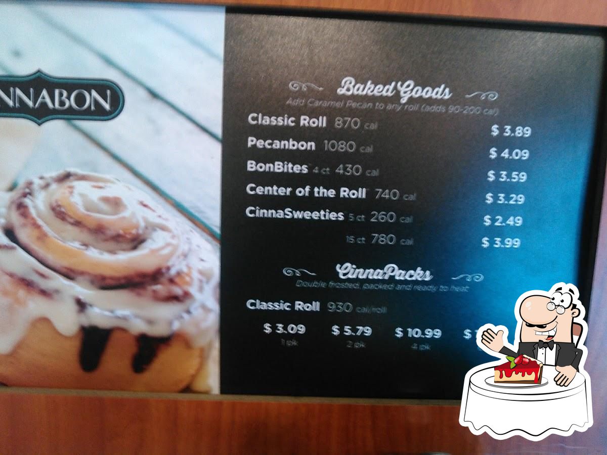 Cinnabon in Central Point Restaurant menu and reviews