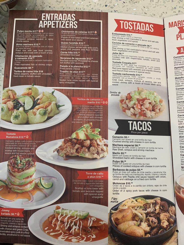 Menu at Los Arbolitos De Cajeme Phoenix Az restaurant, Phoenix, W