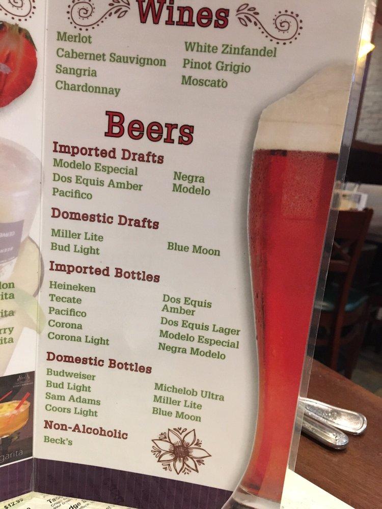 Menu at Casa Tequila Bar & Grill, Purcellville