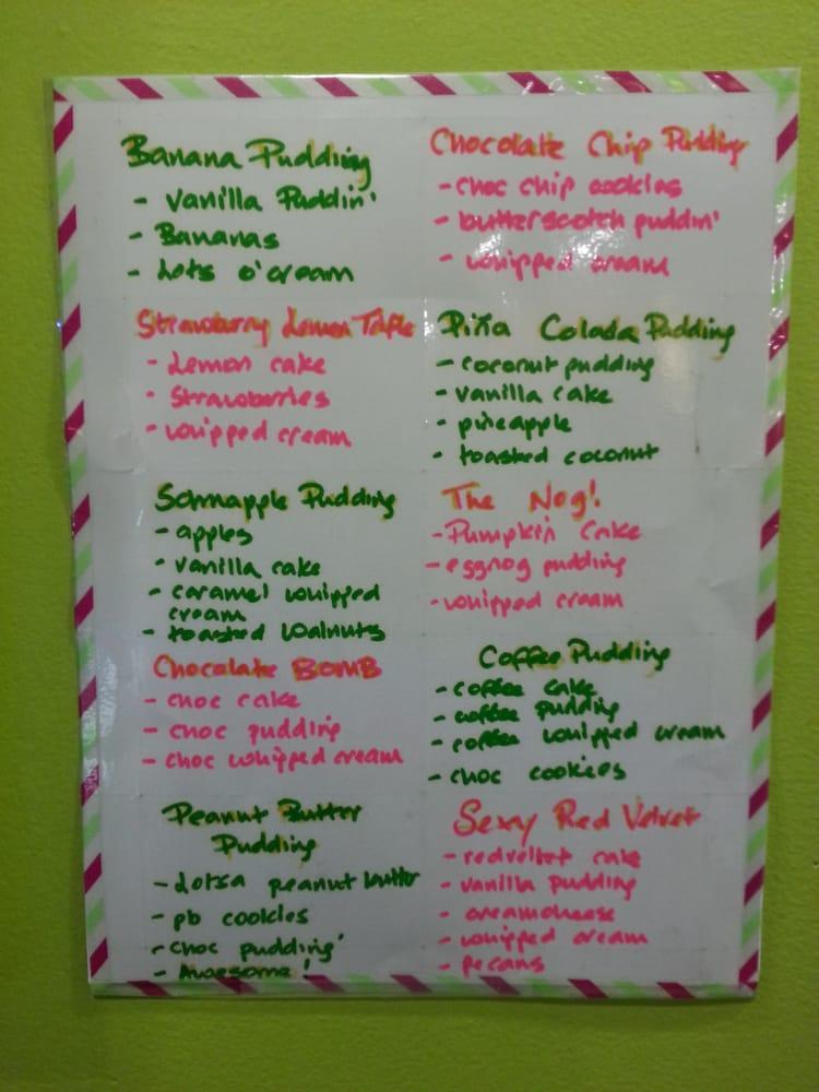 Menu at Sugar Sweet Sunshine Bakery, New York City, 126 Rivington St