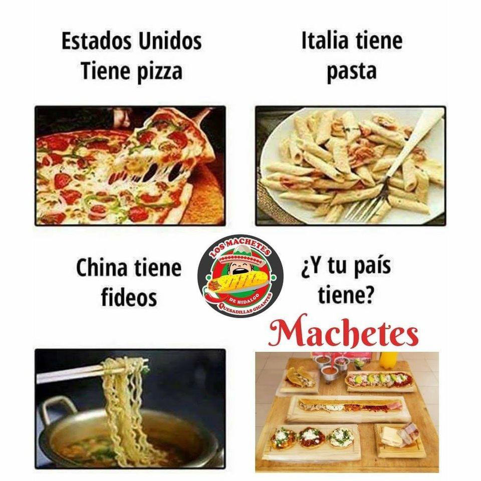 Menu at Los machetes de hidalgo restaurant, Pachuca