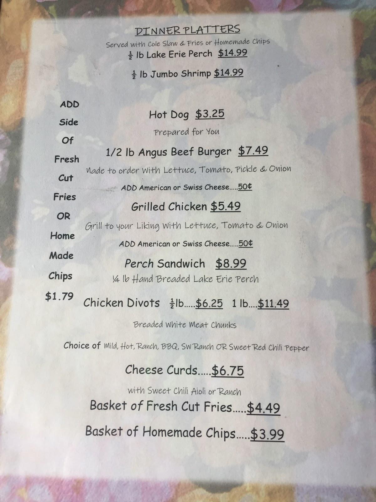 Menu at The Village Grill and Patio restaurant, Oak Harbor