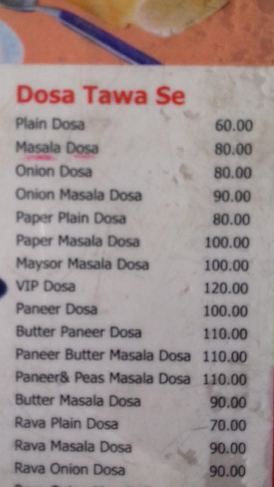 INSTA CAFE & RESTAURANT ROHTAK menu
