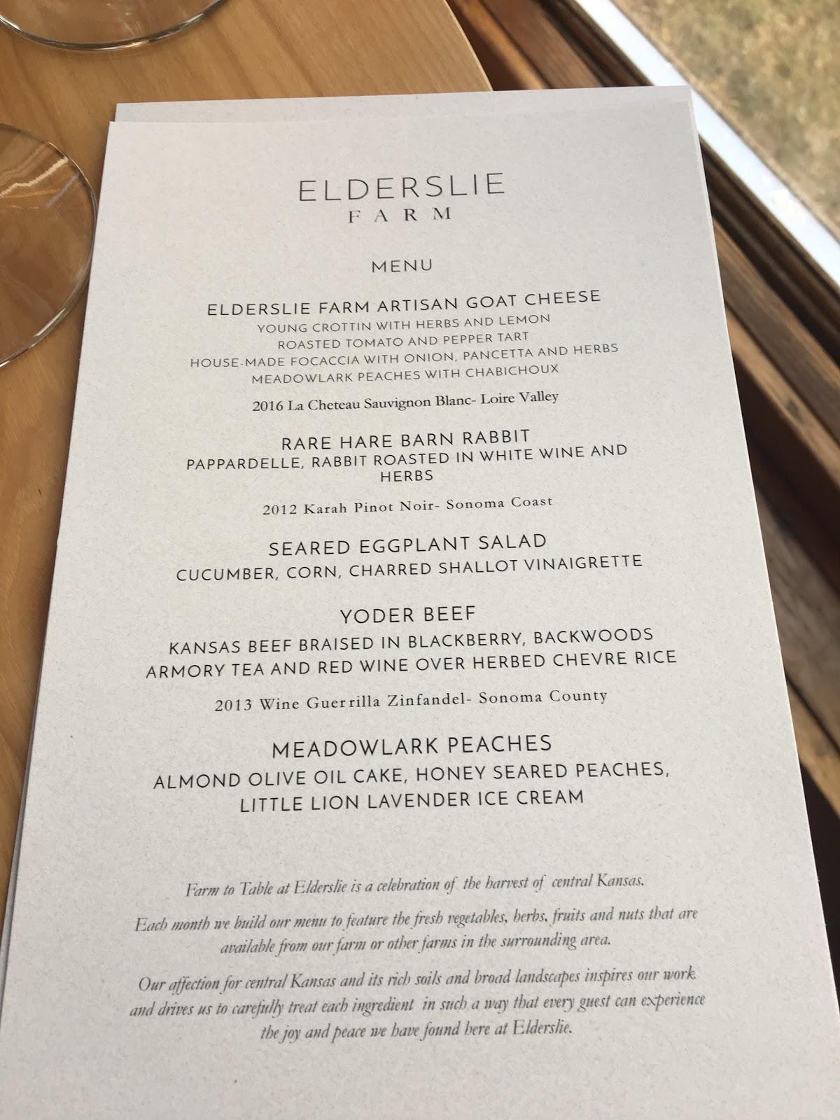 Menu at Elderslie Farm cafe, Kechi, E 101st St N