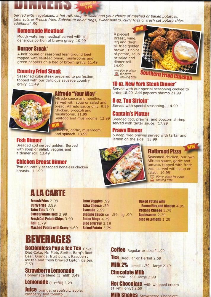 Menu at Mr Doug's Restaurant, Yelm