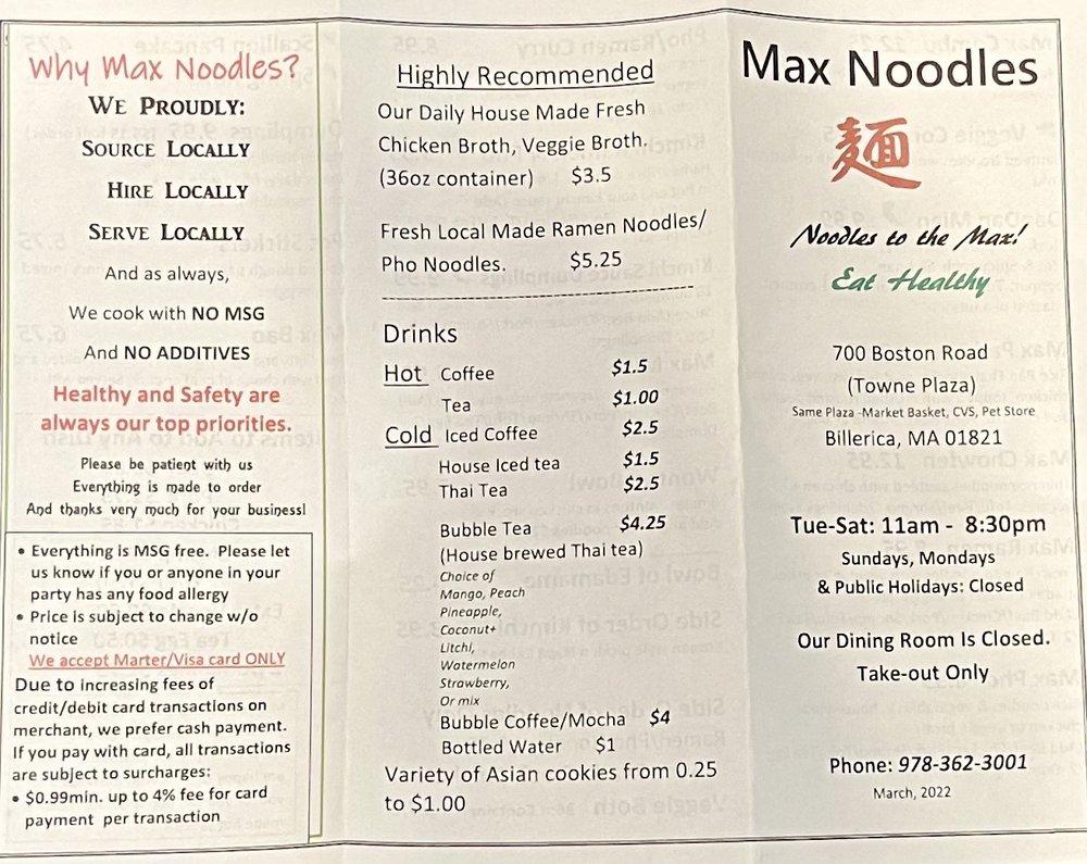 Re00 Max Noodles Menu 2022 09 2 