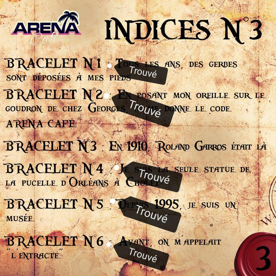 Menu de ARENA CAFE