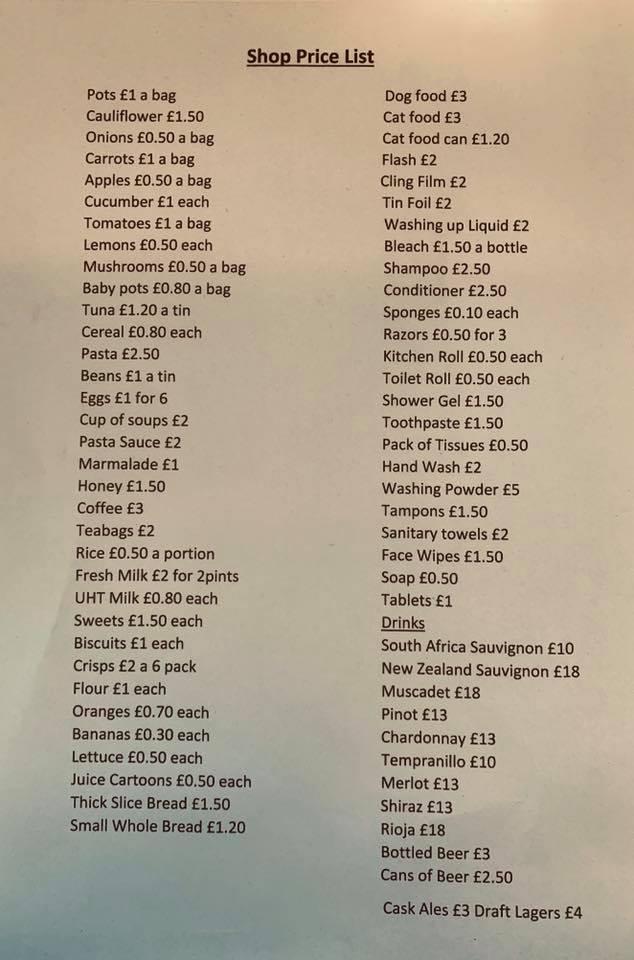 Menu At The Rose Crown Pub Bar King S Lynn Nethergate Street   Re03 Rose And Crown Menu 2020 08 5 