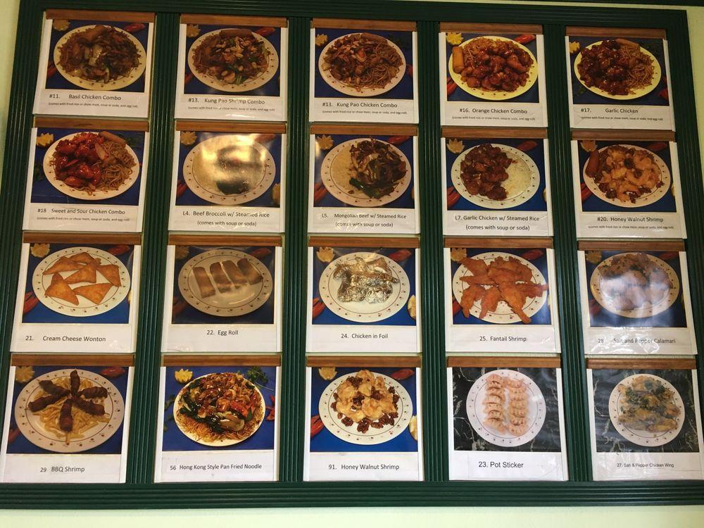 Menu at Bamboo House restaurant, Salida, Broadway Ave