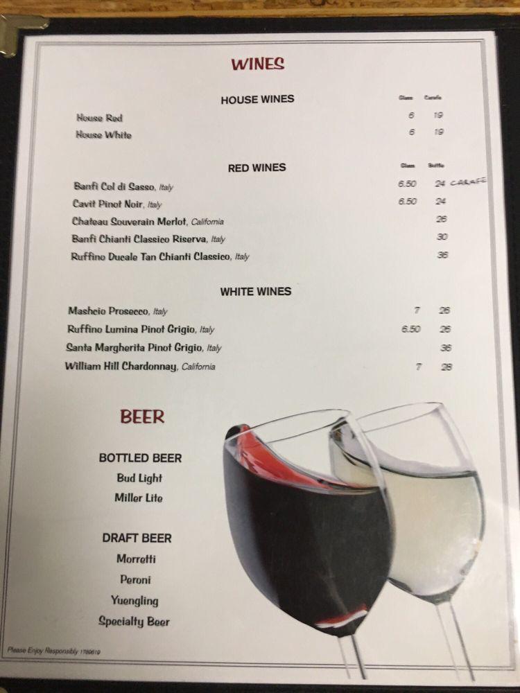 Menu at Rapone Original Brick Oven pizzeria, North Myrtle Beach