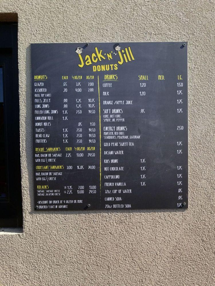 Jack Jill Donuts Menu at Joseph Florence blog