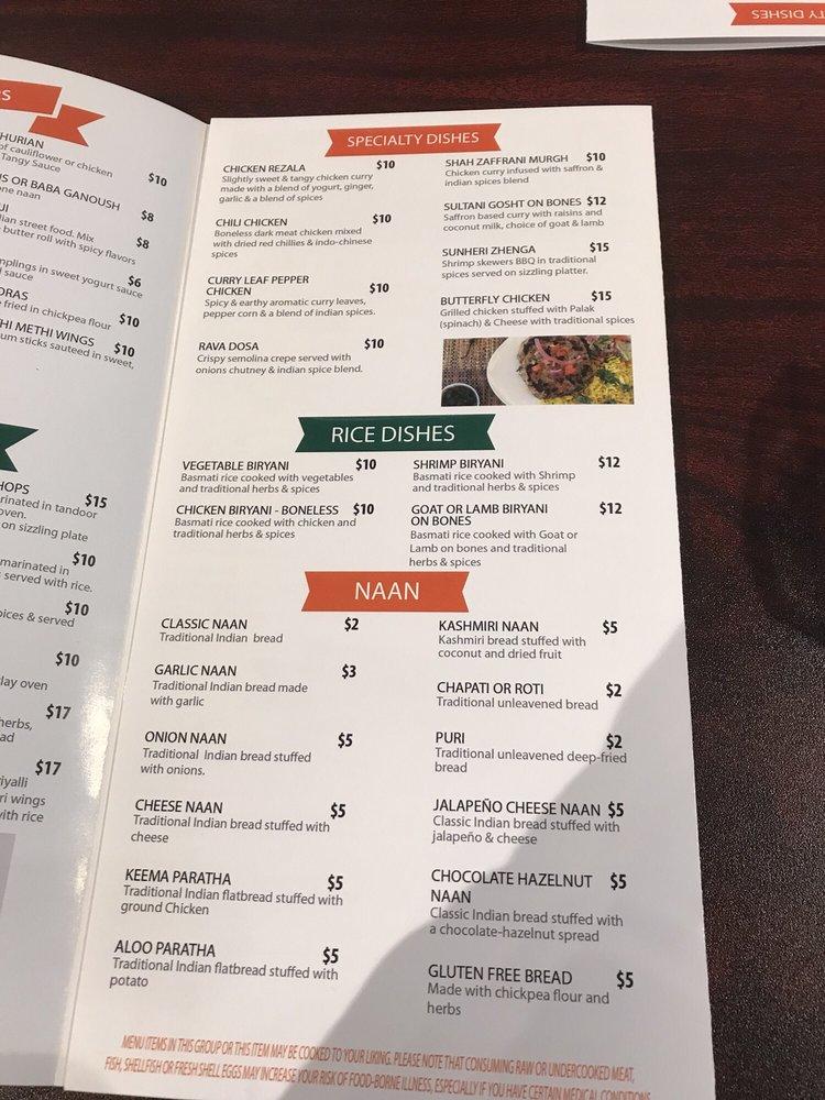 Menu at Clay Oven restaurant, Hauppauge, 601 Veterans Memorial Hwy