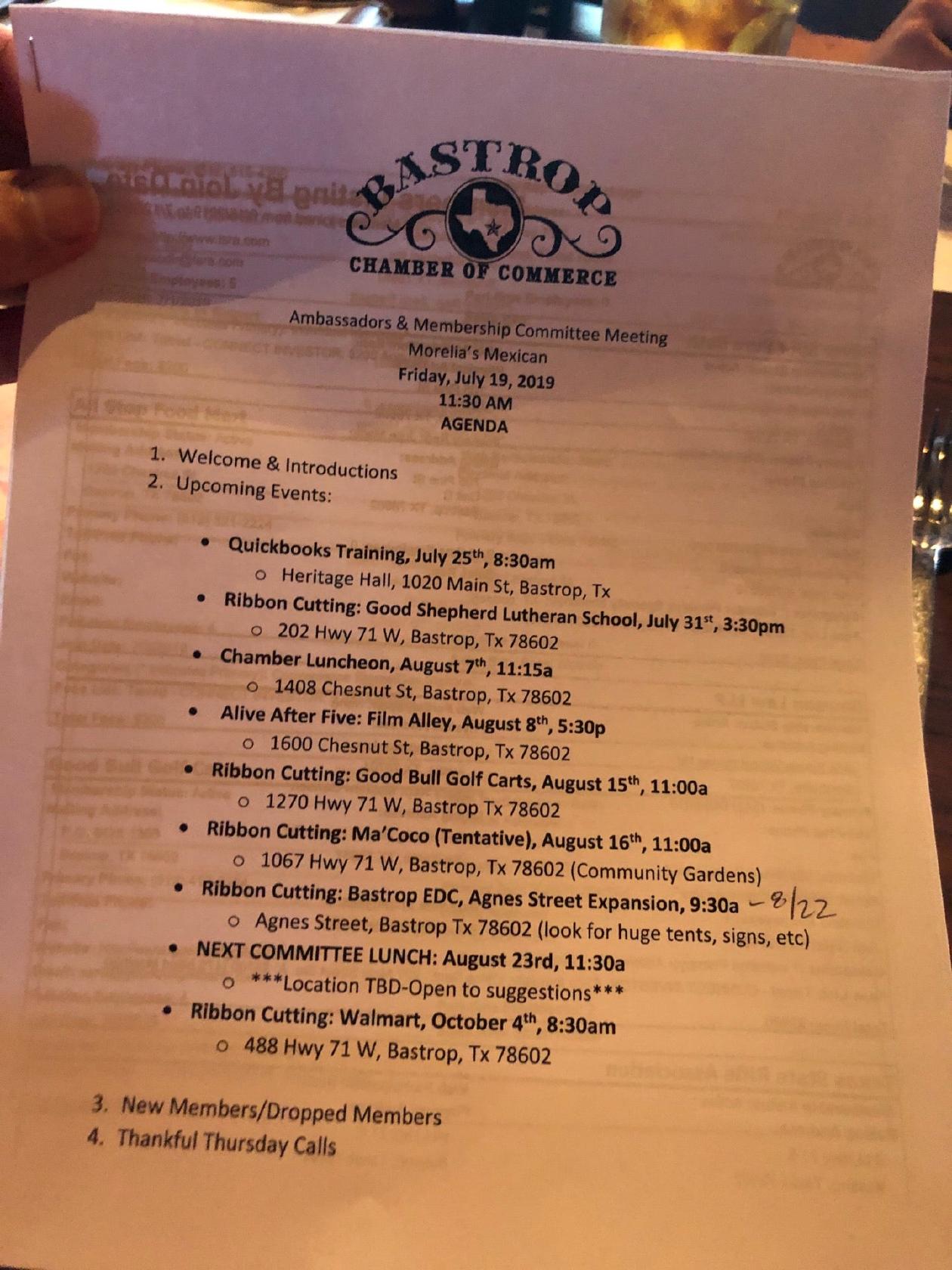 Menu at Morelia Mexican Grill, Bastrop BBQ, Bastrop