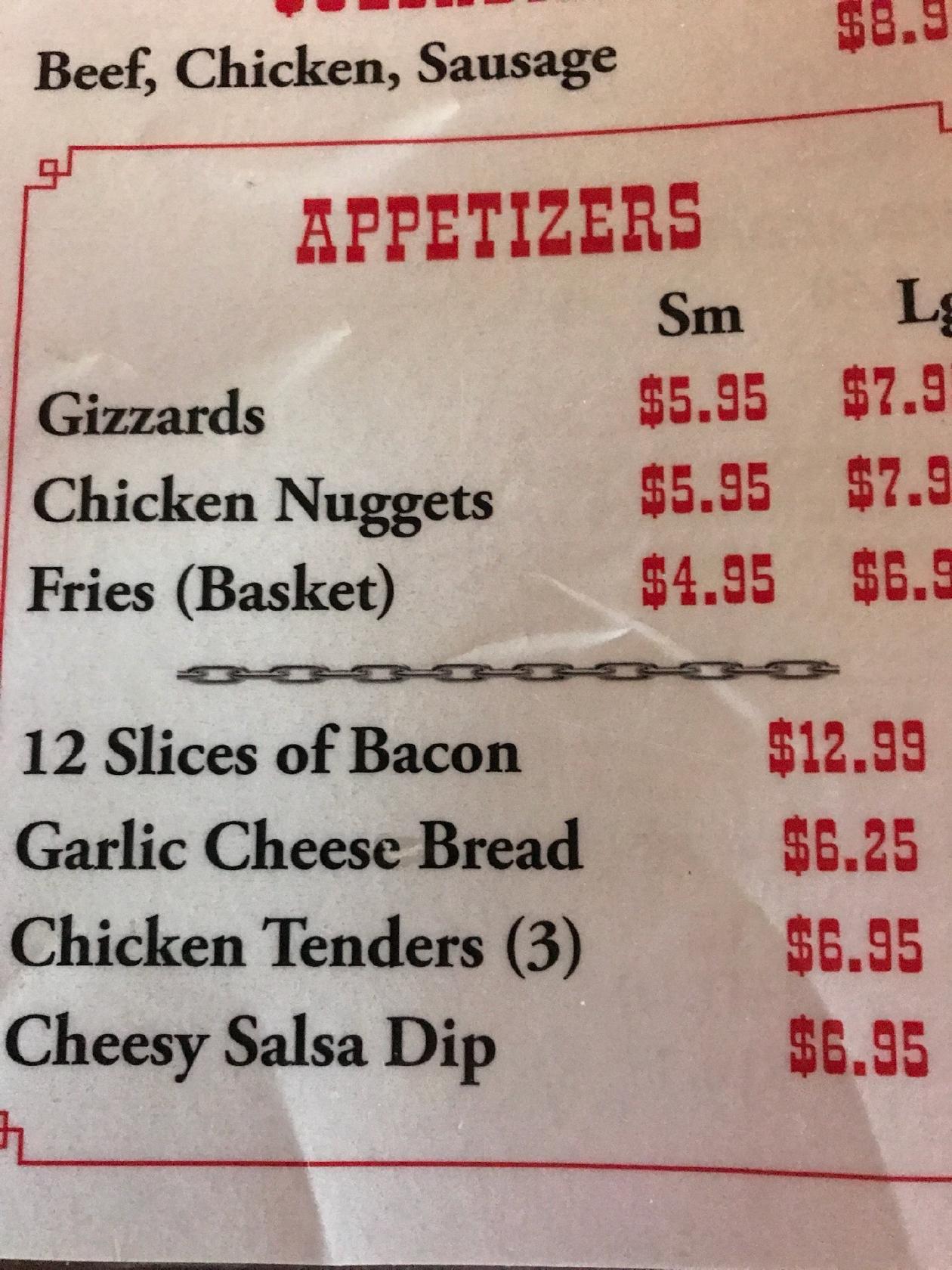 Menu at Dog House Saloon pub & bar, Waterloo