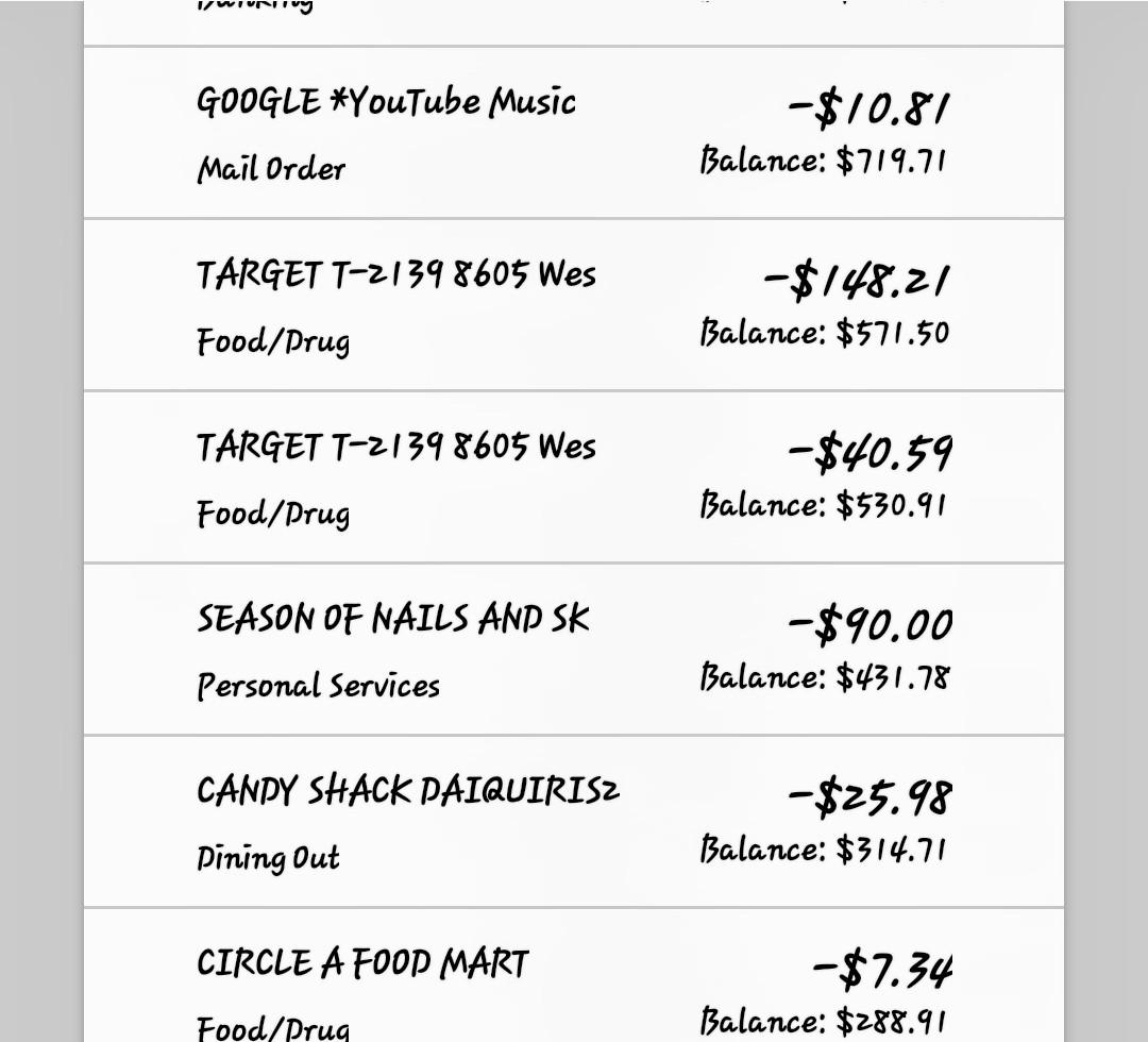 Menu at Candy Shack Daiquiris pub & bar, Houston, Richmond Ave