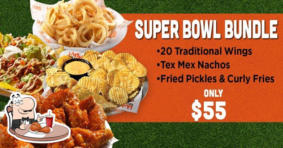 Hooters Restaurant, 1501 St Matthews Ave in Winnipeg Restaurant menu