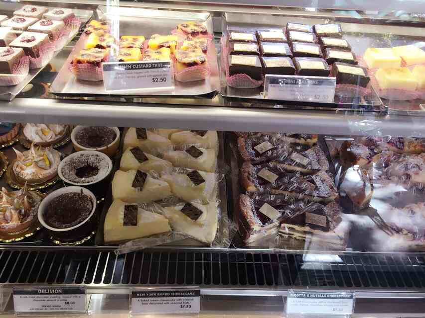 Menu at Brunetti Oro Myer cafe, Melbourne, Level 3