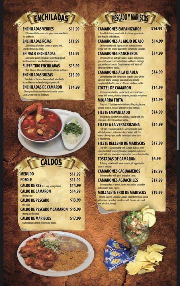 Menu at El Rey Del Taco 2 restaurant, Colorado Springs, Maizeland Rd