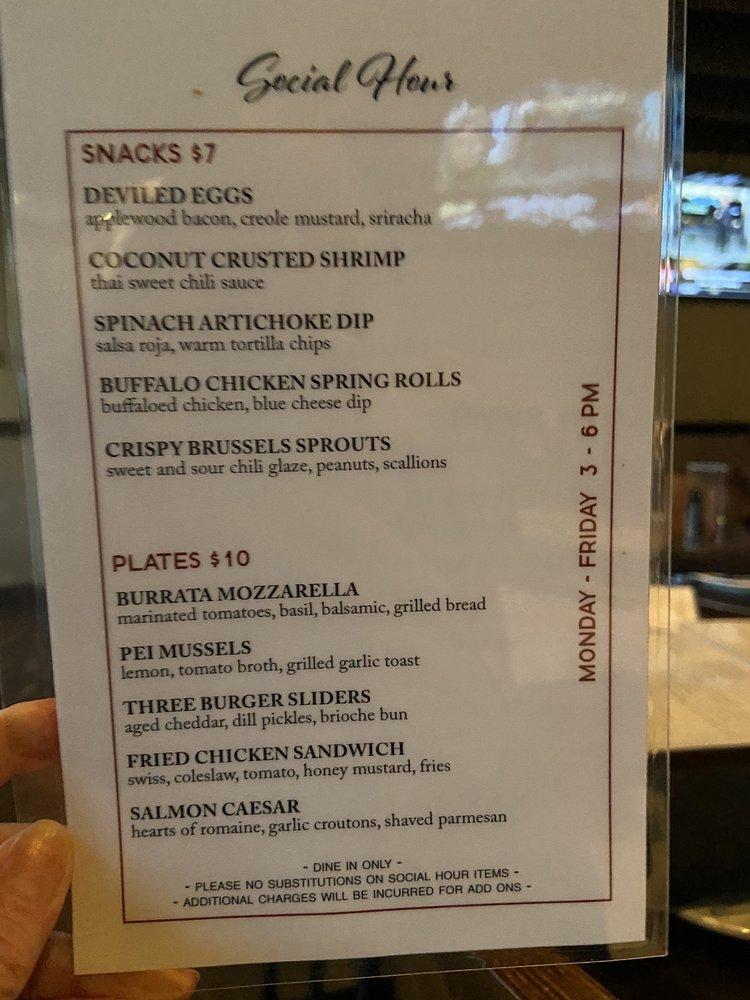 Menu at Rosewood Grill Hudson desserts, Hudson