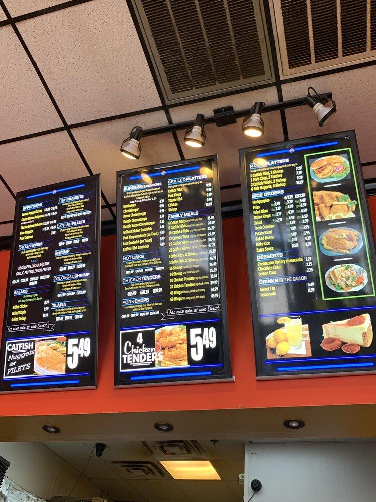 Menu at Mason's Chicken & Seafood Grill restaurant, Grand Prairie