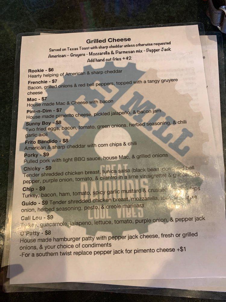 Menu at The Chill Mill pub & bar, Saint Francisville