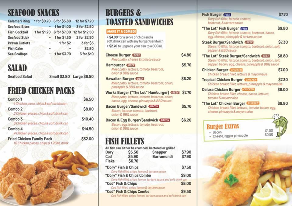 Menu at Fish Magic fast food, Redbank Plains, Shop 41