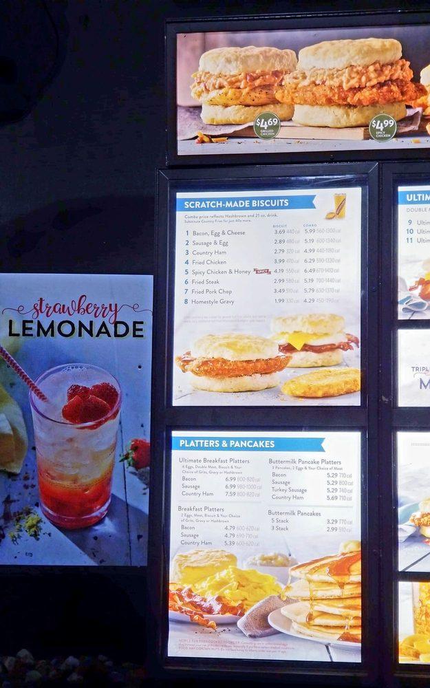 Menu at Biscuitville restaurant, Mount Airy