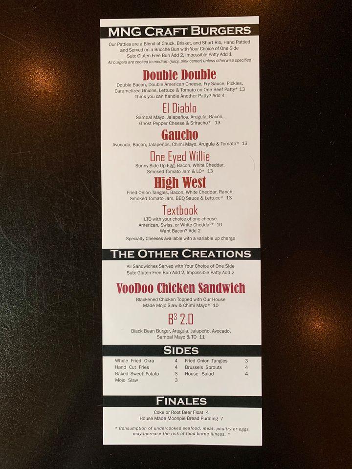 Carta del restaurante Meat N Greet, Newnan
