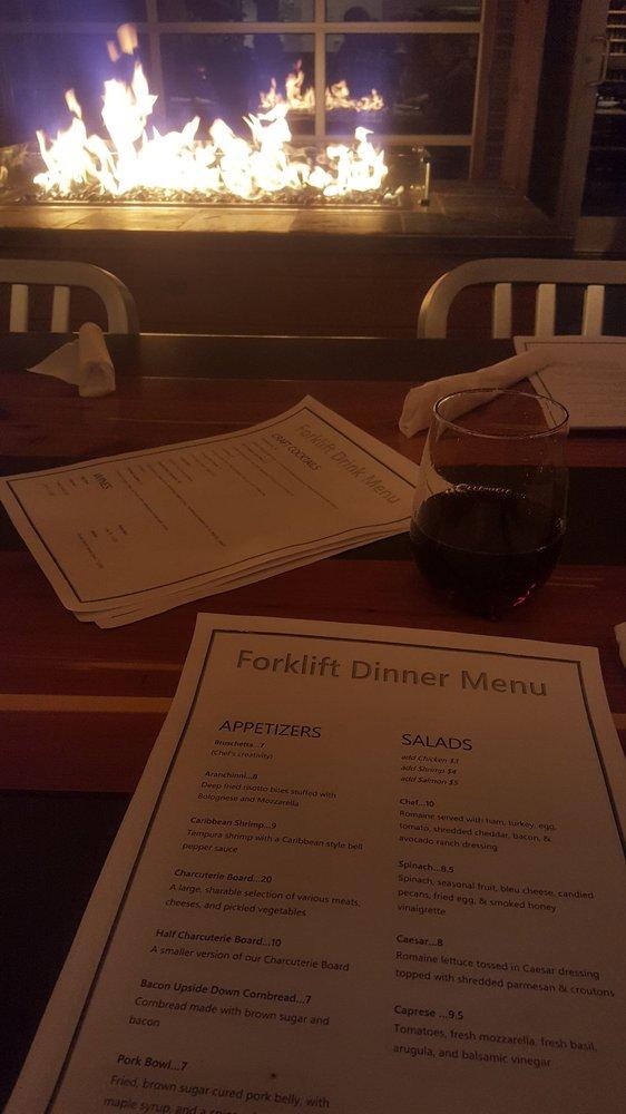 Menu at ForkLift Restaurant, Tupelo