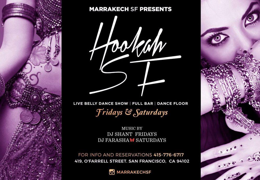 Marrakech Restaurant, Bar & Hookah Lounge in San Francisco Restaurant