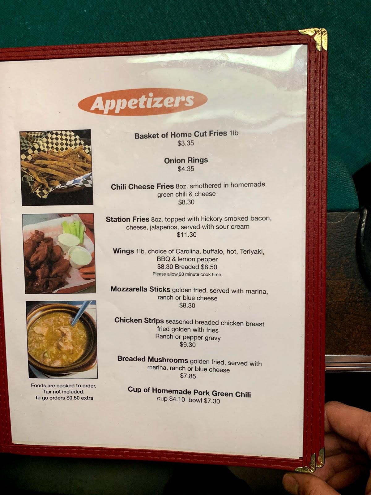 Menu at Sports Station Bar and Grill, Aurora