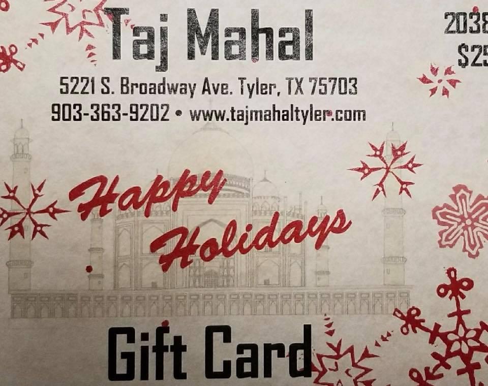 Taj Mahal Restaurant  5221 S Broadway Ave, Tyler, TX 75703, USA