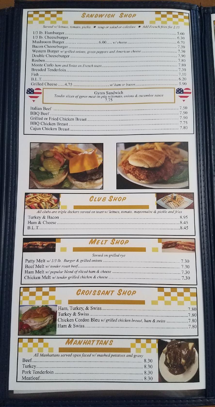 Menu at Blueberry Hill Pancake House and Restaurant, Bryan