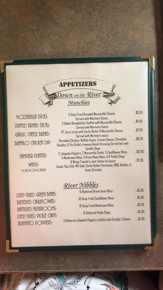 Menu at Greenbrier Grille and Lodge restaurant, Marlinton