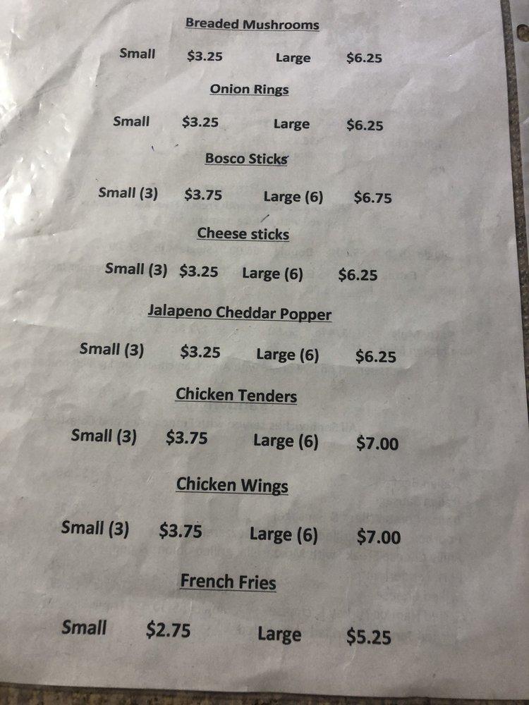 Menu at Stone City Vfw Post 2199 pub & bar, Joliet