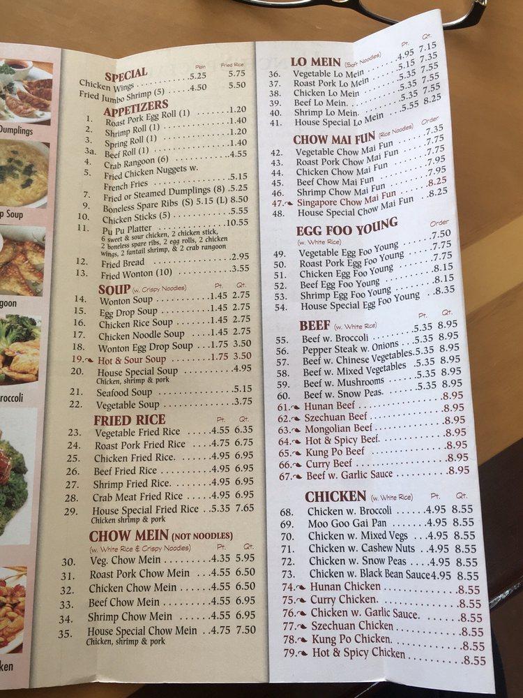 Menu at China Sky restaurant, Midwest City, SE 15th St