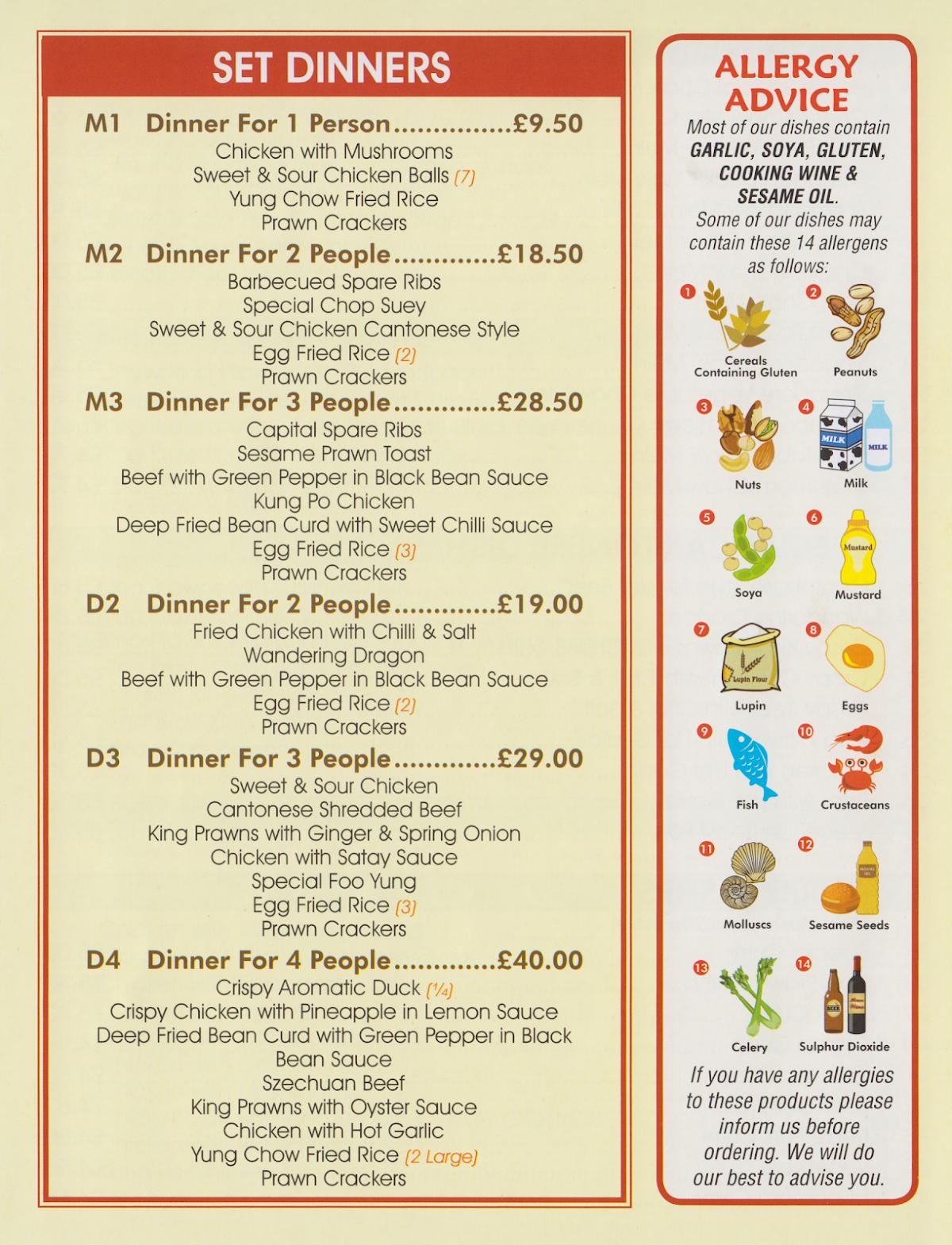 Menu at Good Friends fast food, Leicester, 233 Uppingham Rd