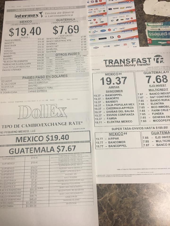 Menu at Little Mexico Store & Restaurant, Kenbridge