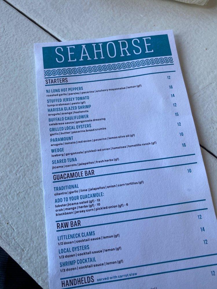 Menu at The Anchor's Bend pub & bar, Asbury Park