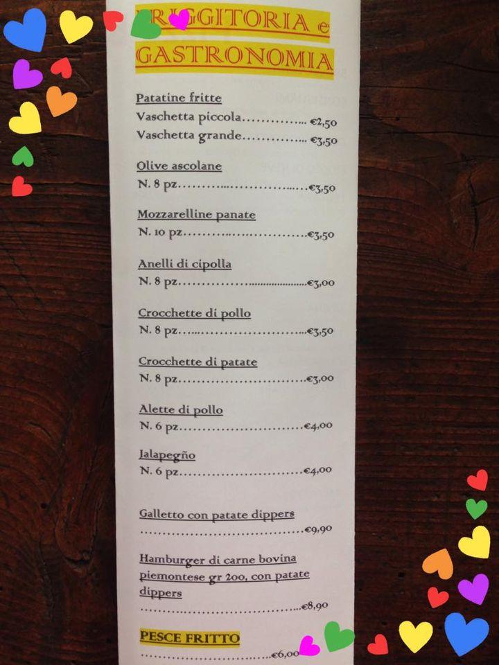 Menu di Pizza all'Angolo 
