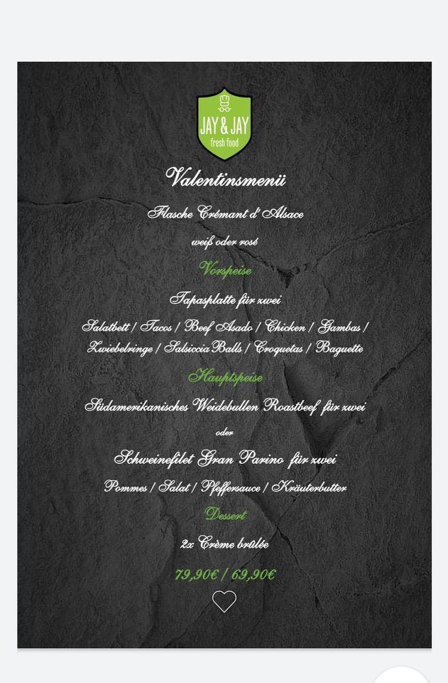 Speisekarte von JAY & JAY restaurant, Hermeskeil