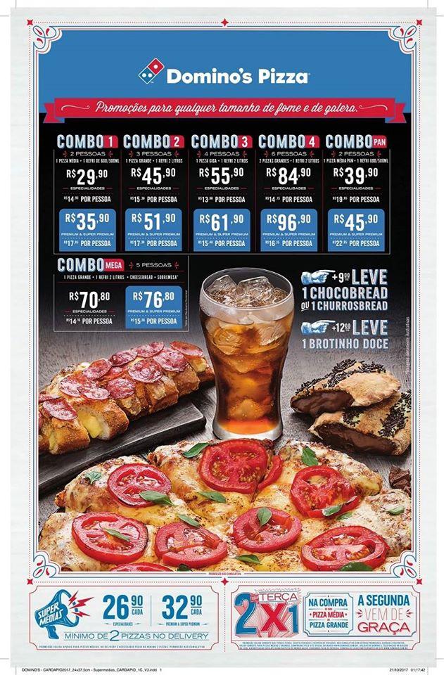 Menu em Domino's Pizza - Lago Norte restaurante, Brasília, Super Quadra ...